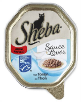 Sheba Alu Sauce Lover Met Stukjes Tonijn Kattenvoer #95;_85 Gr