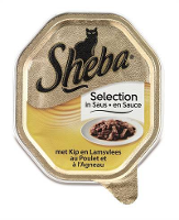 Sheba Alu Selection Kip En Lam In Saus Kattenvoer #95;_85 Gr