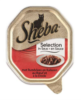 Sheba Alu Selection Rund En Kalkoen In Saus Kattenvoer #95;_85 Gr