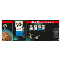 Sheba Delicatesses Vis Selectie in saus natvoer kat (maaltijdzakjes, megapack) 1 verpakking (40 x 85 g)