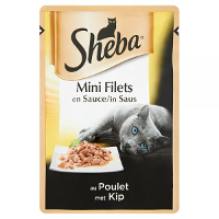 Sheba Pouch Mini Filets Kip In Saus Kattenvoer 85 Gr