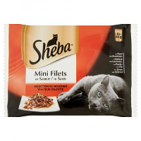 Sheba Mini Filets in Saus Traiteur Selectie Pouch Per 4