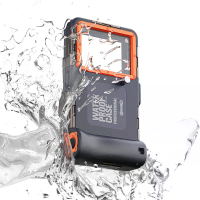 Shellbox Meertoonskleurige waterdichte telefoon hoes IP68 Standaard 15M/50ft Duiken/ Zwemmen Fotografie Professionele du