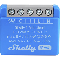 Shelly 1 Mini Gen4 relais