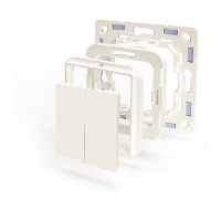 Shelly BLU Wall Switch 4 (without adapter and frame) schakelaar