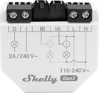 Shelly Shelly EM Gen3   (1 x 50A CT included) Elektriciteitsmeter Bluetooth, WiFi