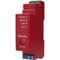 Shelly Pro 1 PM 1 channel, Wi Fi, LAN, Bluetooth