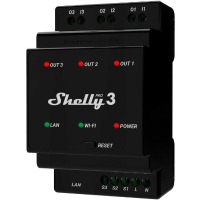 Shelly Pro 3 drie kanalen