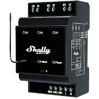 Shelly Qubino Wave Pro 3 schakelaar