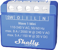 Shelly Shelly Qubino Wave 1 Mini Schakelactor Z Wave