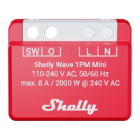 Shelly Wave 1PM Mini LR (EU) relais