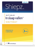 Shiepz Helpt Sneller in Slaap Vallen¹* Smelttabletten