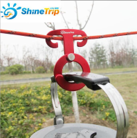 Shinetrip Aluminum Buckle Tent Hook Wind Rope Hanging Camping Automatic Locking Button