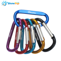 Shinetrip Aluminum Buckles Outdoor Camping Multi Function Hooks Key Chain Carabiner Tools