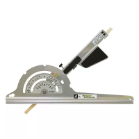 Shinwa Circular Saw Guide Ruler Stainless Steel Quick Adjust 9.1 Inches 23 cm Precision Woodworking Tool Accurate Cuttin