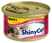 Shinycat Kip/kreeft Kattenvoer #95;_70 Gr