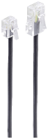 Shiverpeaks ISDN Aansluitkabel [1x RJ11 stekker 6p4c   1x RJ45 stekker 8p4c] 15 m Zwart