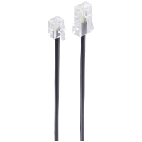 Shiverpeaks ISDN Aansluitkabel [1x RJ11 stekker 6p4c   1x RJ45 stekker 8p4c] 6 m Zwart
