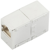 Shiverpeaks Telefoon (analoog) Adapter [1x RJ45 stekker 8p8c   1x RJ45 stekker 8p8c] Zilver