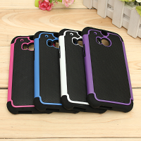 Shock Proof Hybrid Dual Layer Tpu + Pc Case For Htc One M8