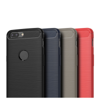 Shockproof Carbon Fiber Tpu Protective Case Cover Skin Protector For Oneplus 5