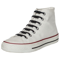 Shoeps elastische veters   14x   zwart   sneakers/sportschoenen   geen strikken nodig