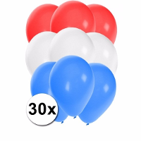 Ballonnen Nederland thema 30 stuks