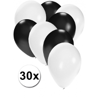 Ballonnetjes zwart en wit