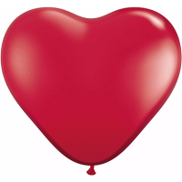 Shoppartners HSP Hartjes ballonnen   rood   15x   ballon   25 cm