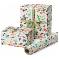 Inpakpapier Jungle thema   300 x 70 cm   80 grams   kinder verjaardag cadeaupapier