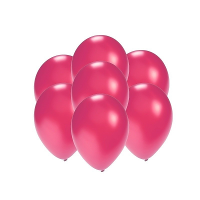 Party ballonnen   klein formaat   roze   200x   13 cm   feestartikelen/versiering