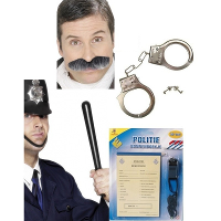 Politie accessoires   verkleedset   voor volwassenen   Carnaval agent verkleedaccessoires