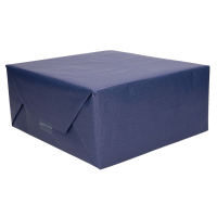 Rollen Kraft inpakpapier donkerblauw 200 x 70 cm