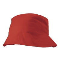 Zonnehoedje/vissershoedjes voor volwassenen   rood   100% katoen   Zon bescherming