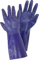 Showa 4740 XL NSK24 Gr. XL Chemicaliënhandschoen Katoentricot, Polyester, Nitril Maat (handschoen): 11, XL EN 388:2016, EN 374 1:2016/ Typ A, EN 374 5:2016 ISO