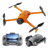 SHRC AE20 GPS 5G WiFi FPV met 4,5 inch LCD scherm Controller Stemaanwijzingen 720P HD Dual Camera Servo Gimbal Heffen Ob