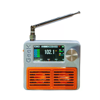 Si4732 Volledige Band Stereo Draagbare Radio Pro Versie 1.9 Inch IPS Scherm 2000mAh Batterij Ondersteunt FM AM SW LW LUC