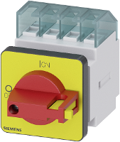 Siemens 3LD20220TK13 Belastbare scheidingsschakelaar Rood, Geel 3 polig 6 mm² 16 A 690 V/AC