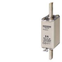 Siemens 3NA3022 Zekeringsinzetstuk Geschikt voor Zekeringsgrootte 000 4 Afmeting zekering : 0 63 A 500 V 3 stuk(s)