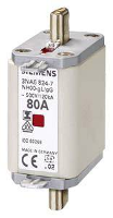 Siemens 3NA6836 Zekeringsinzetstuk Afmeting zekering : 0 160 A 500 V 3 stuk(s)