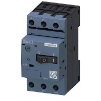Siemens 3RV1011 0KA10 Vermogensschakelaar 1 stuk(s) 3x NO Instelbereik (stroomsterkte): 0.9   1.25 A Schakelspanning (max.): 690 V/AC (b x h x d) 45 x 90 x 81