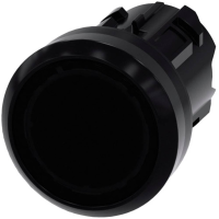 Siemens 3SU10010AB100AA0 3SU1001 0AB10 0AA0 Verlichte druktoets Kunststof frontring, Rond Knop Zwart 1 stuk(s)
