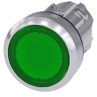 Siemens 3SU10510AA400AA0 3SU1051 0AA40 0AA0 Verlichte drukschakelaar (Ø x h) 29.5 Mm x 29.5 Mm IP66, IP67, IP69/IP69K 1 stuk(s)