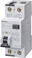 Siemens 5SU13546KK06 Aardlekschakelaar/zekeringautomaat 2 polig 6 A 0.03 A 230 V