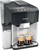 Siemens Hausgeräte EQ500 integral TQ513D01 Koffievolautomaat Zwart, Zilver