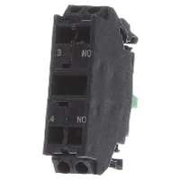 Siemens 3SU1400 1AA10 3BA0   Contactmodule met 1 schakelelement, 1S, veerdrukaansluiting