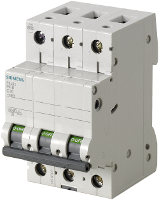 Zekeringautomaat 3 polig 16 A 400 V Siemens 5SL63166