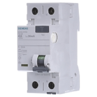Siemens 5SV33146 5SV3314 6 Aardlekschakelaar A 2 polig 40 A 0.03 A 230 V