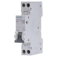 Siemens 5SL60166 Siemens Dig.Industr. Zekeringautomaat B/6 kA 1 polig 16 A 230 V