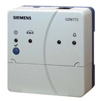 Siemens KNX BPZ:OZW772.04 Webserver